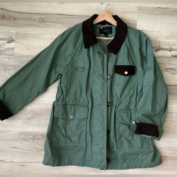 J. Crew Jackets & Blazers - J Crew green barn jacket - large
